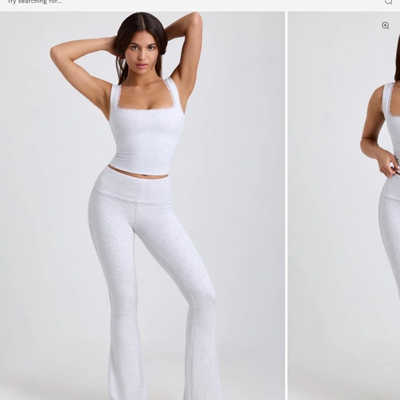 Jules ribbed modal flared pants - Picture 4 of 12